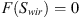 $ F\left({S}_{{wir}}\right)=0$